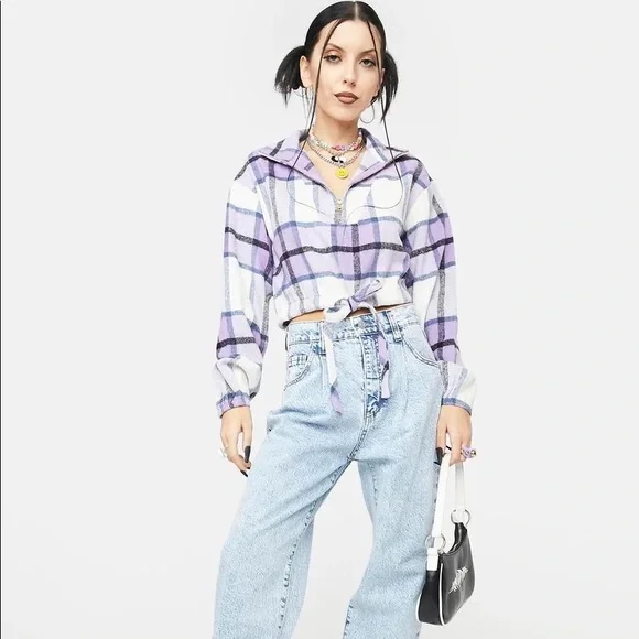 NWT Wink And Smile Plaid Jacket - Picture 3 of 10